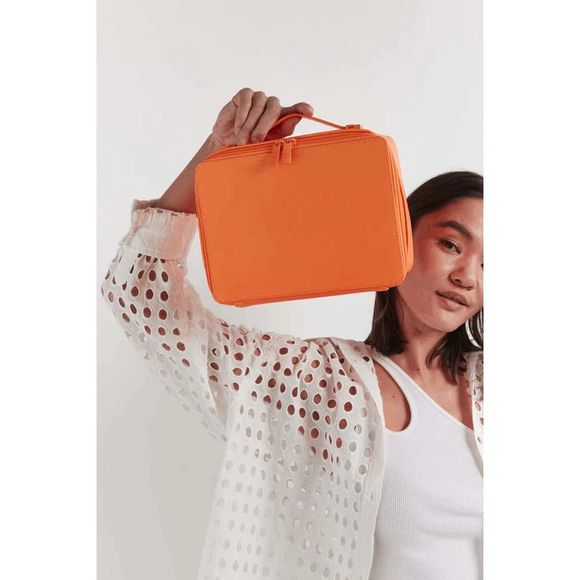 NWT Beis Cosmetic Case in ORANGE CREAMSICLE - Picture 4 of 5